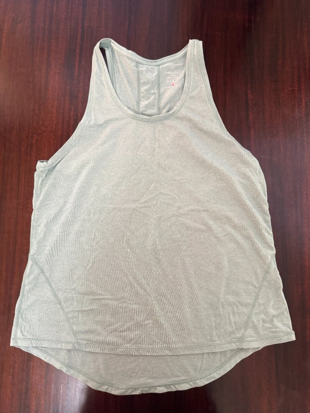 Sweaty Betty Seafoam Sage Longline Racerback Tank Top Size M EUC